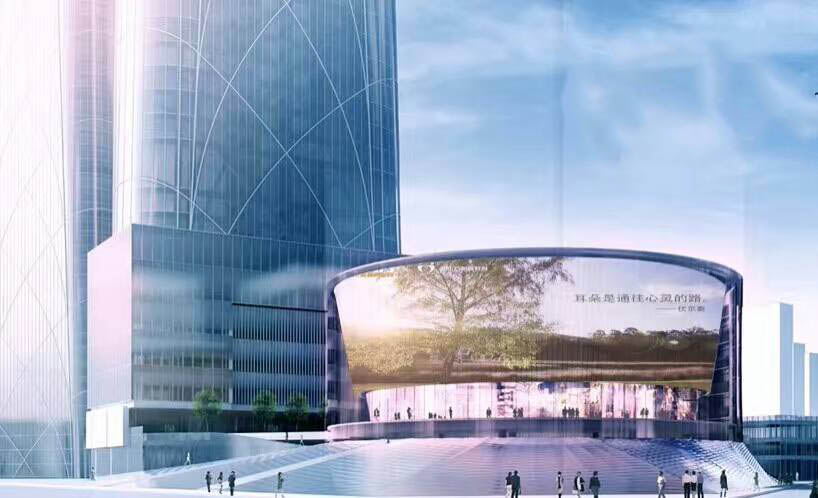 威特姆 LED透明显示屏效果图