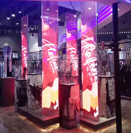品牌打扮店 透明LED屏幕Vclear-3.9
